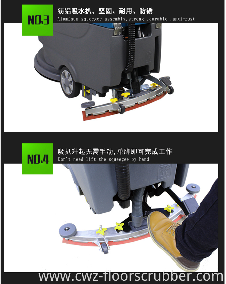 55L Tank Electric walk behind floor cleaning machine